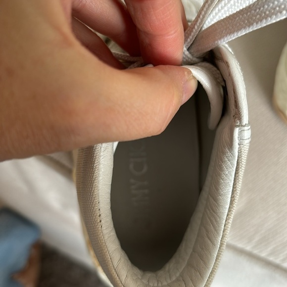Jimmy Choo White High-Top Women's Sneakers - Picture 6 of 13